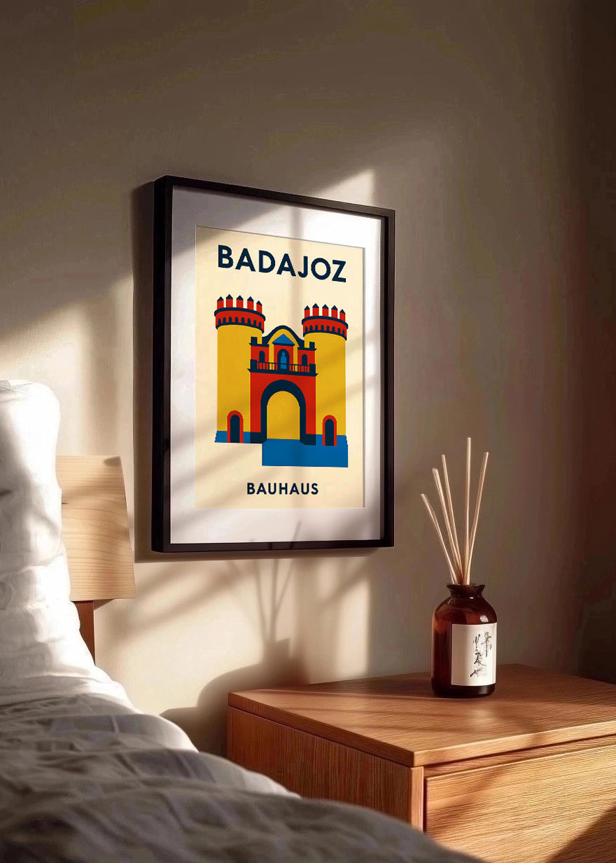 Cuadro Badajoz Poster Bauhaus