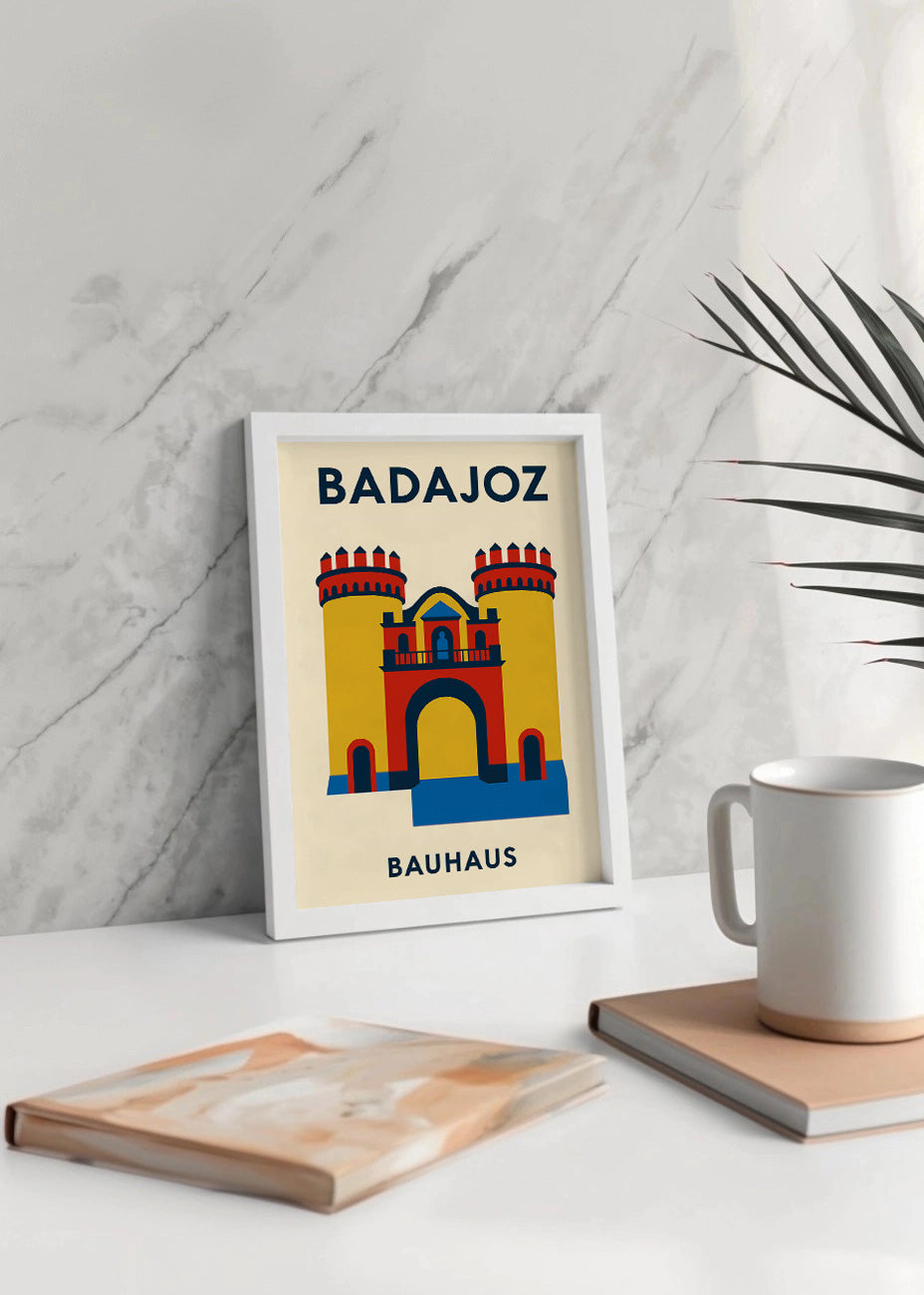 Cuadro Badajoz Poster Bauhaus