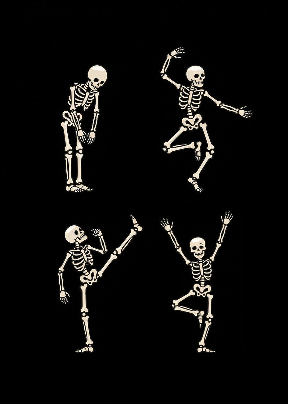 Cuadro Baile de esqueletos