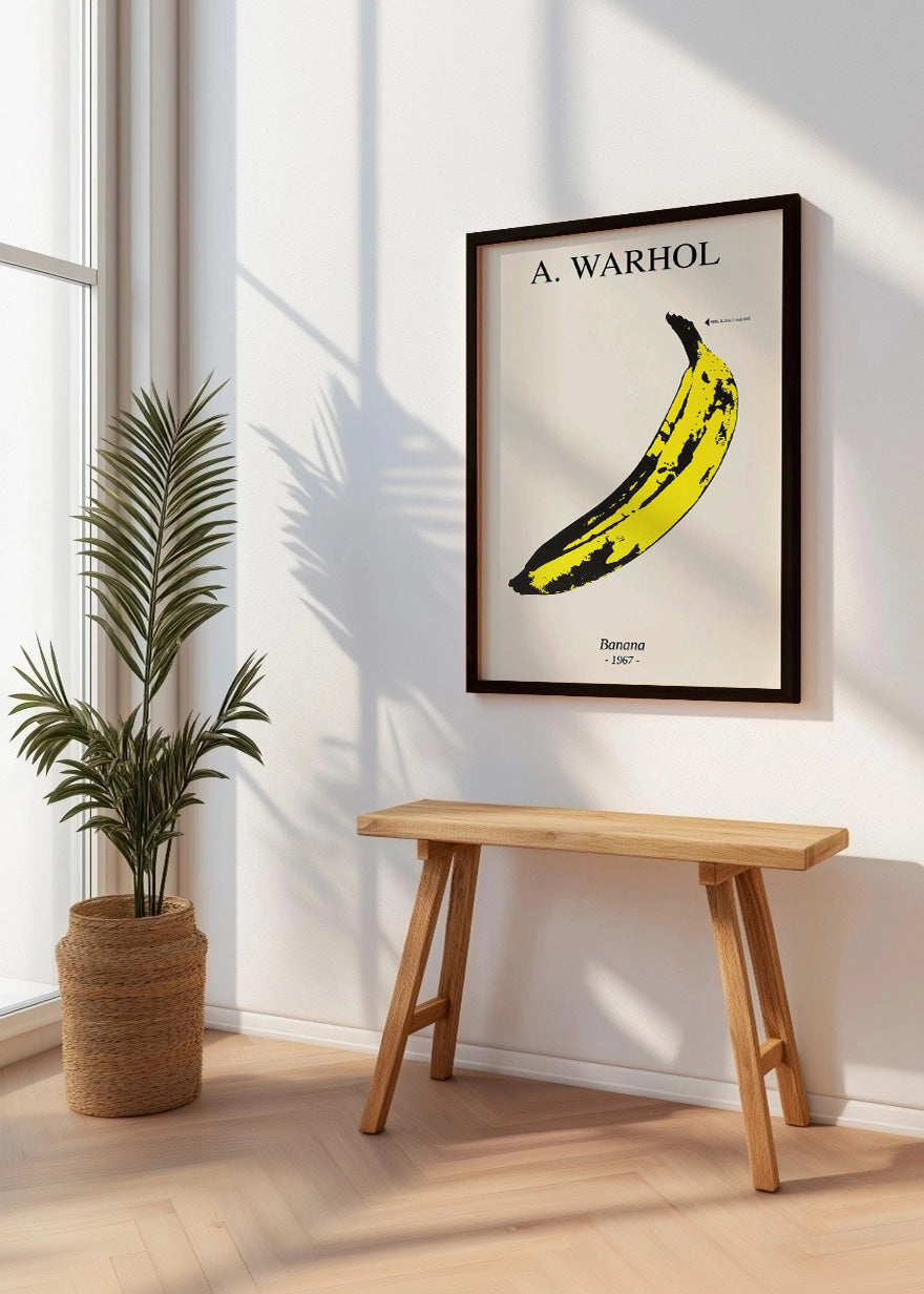 Cuadro Banana (A. Warhol)