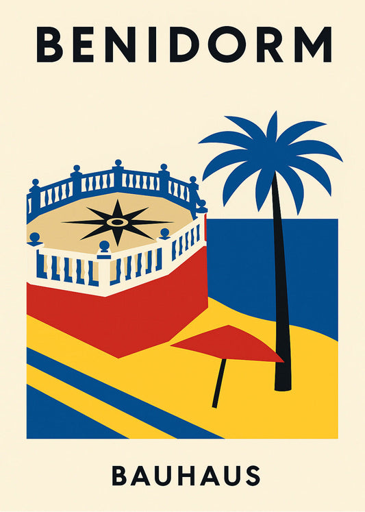 Cuadro Banidorm Poster Bauhaus