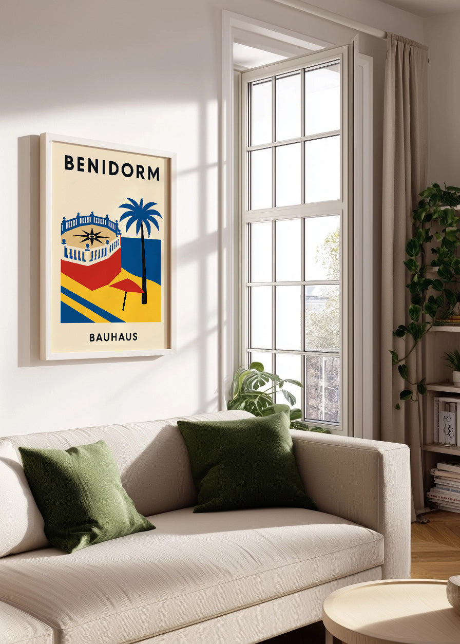 Cuadro Banidorm Poster Bauhaus