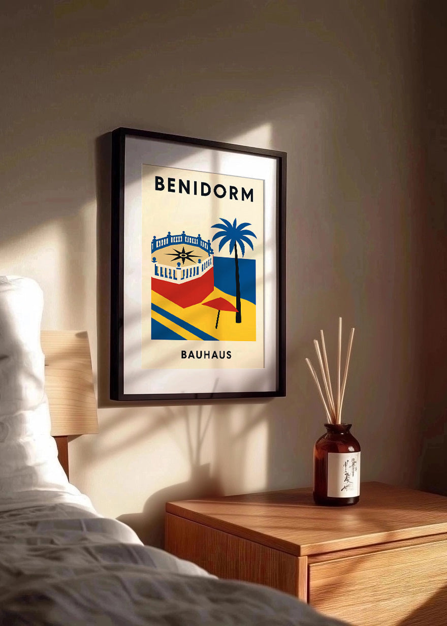 Cuadro Banidorm Poster Bauhaus