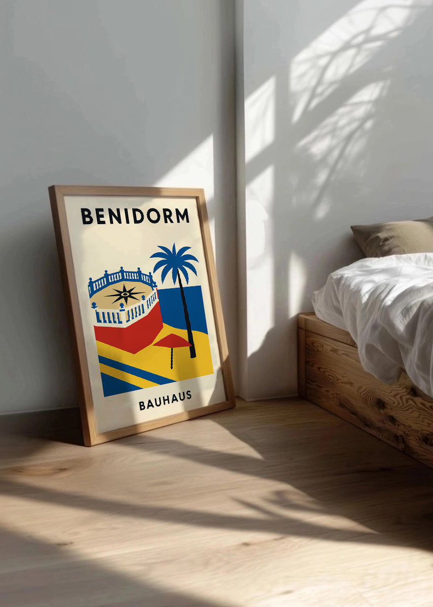 Cuadro Banidorm Poster Bauhaus