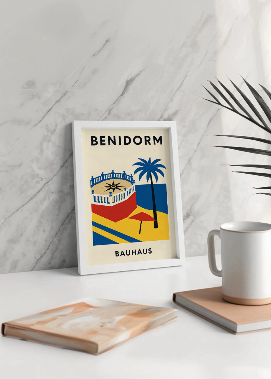 Cuadro Banidorm Poster Bauhaus