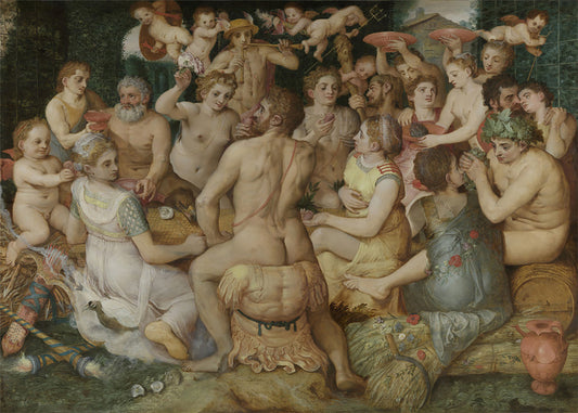 Cuadro ​Banquete de los dioses (Frans Floris)