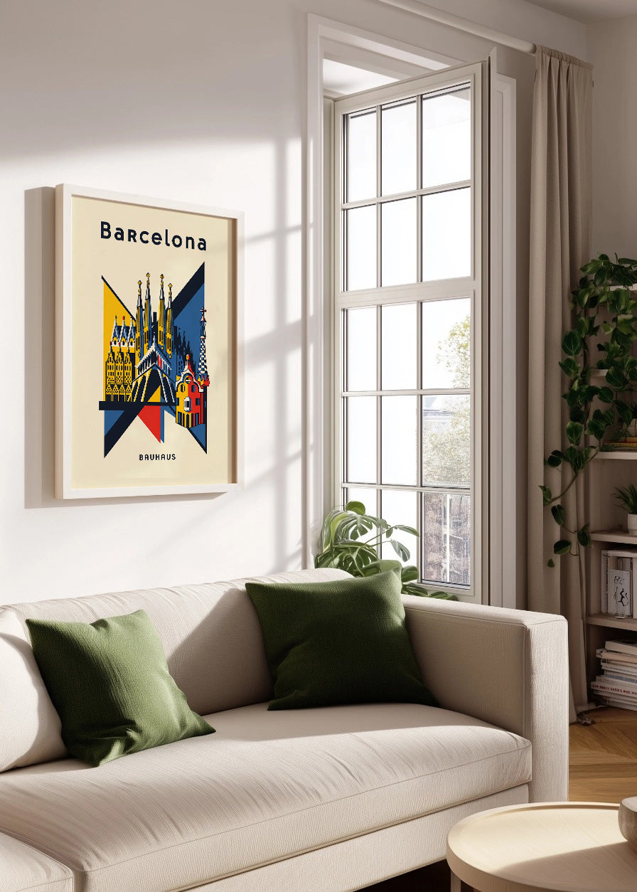 Cuadro Barcelona Poster Bauhaus 2