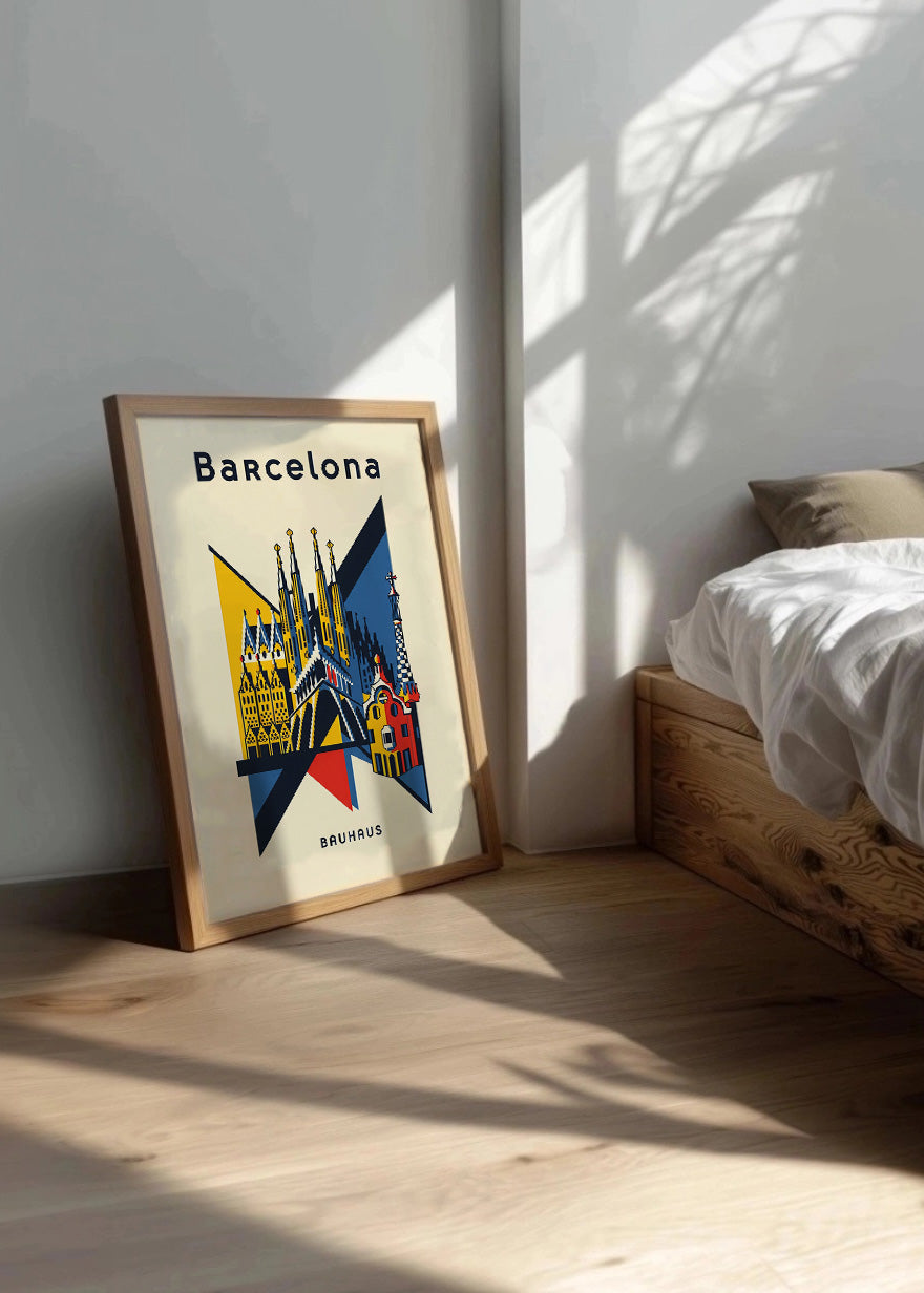 Cuadro Barcelona Poster Bauhaus 2