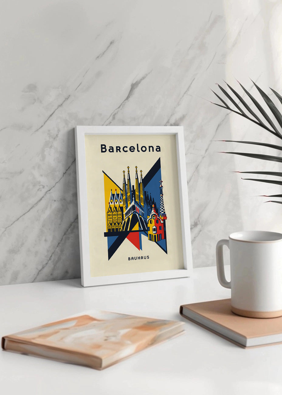 Cuadro Barcelona Poster Bauhaus 2