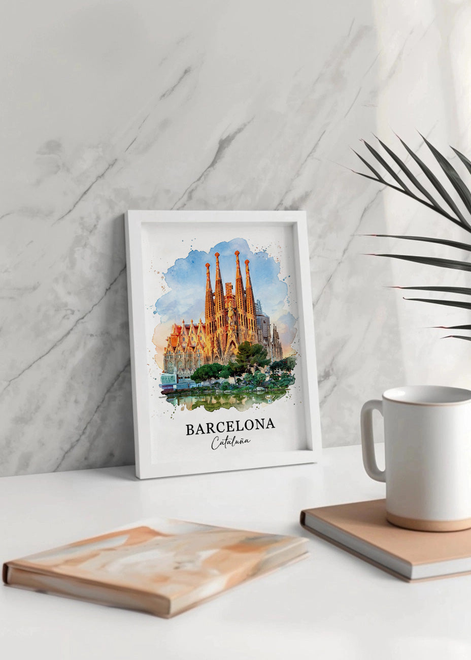 Cuadro Barcelona Sagrada Familia - Postal