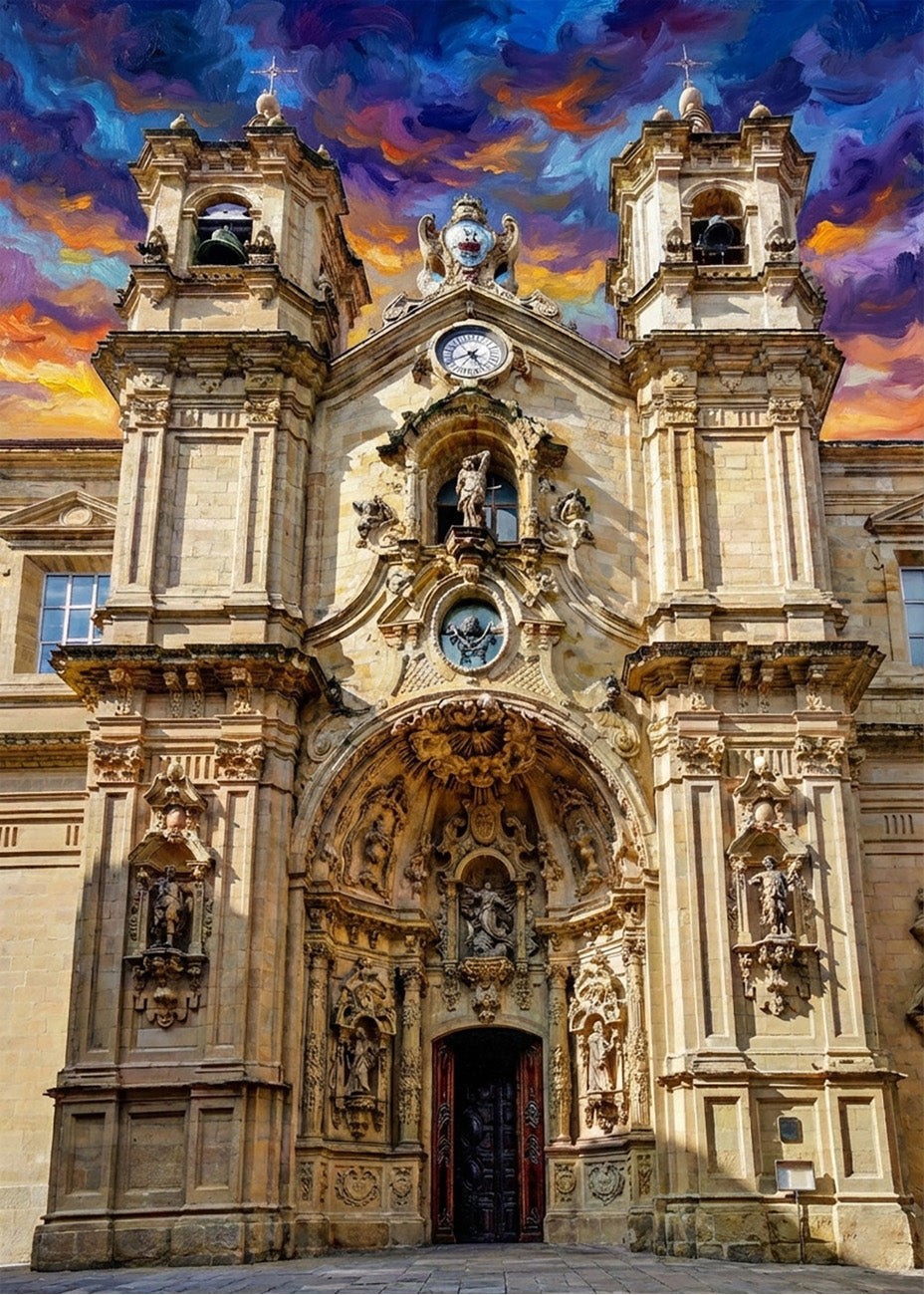 Cuadro Basílica de Santa María de Donostia - Fauvismo