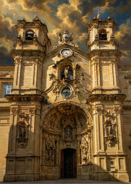 Cuadro Basílica de Santa María de San Sebastián - Barroco
