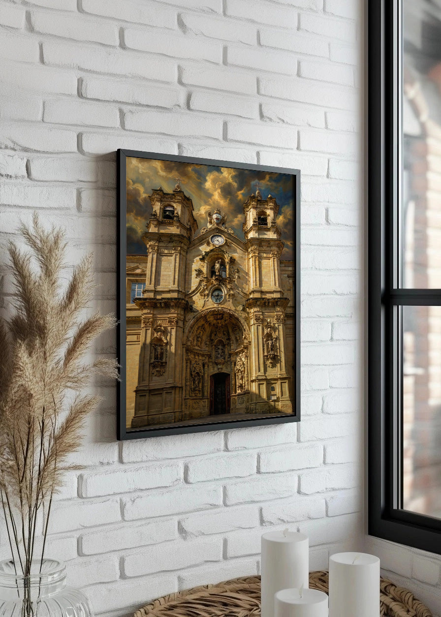 Cuadro Basílica de Santa María de San Sebastián - Barroco