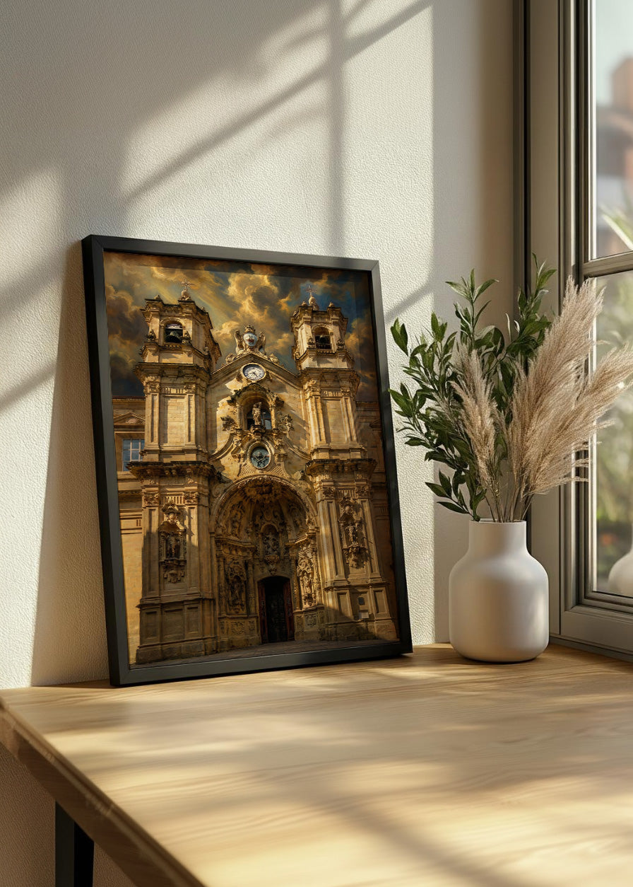 Cuadro Basílica de Santa María de San Sebastián - Barroco