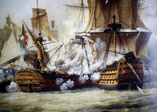 Cuadro ​Batalla de Trafalgar 1805 (Crepin)