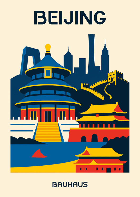 Cuadro Beijing Poster Bauhaus