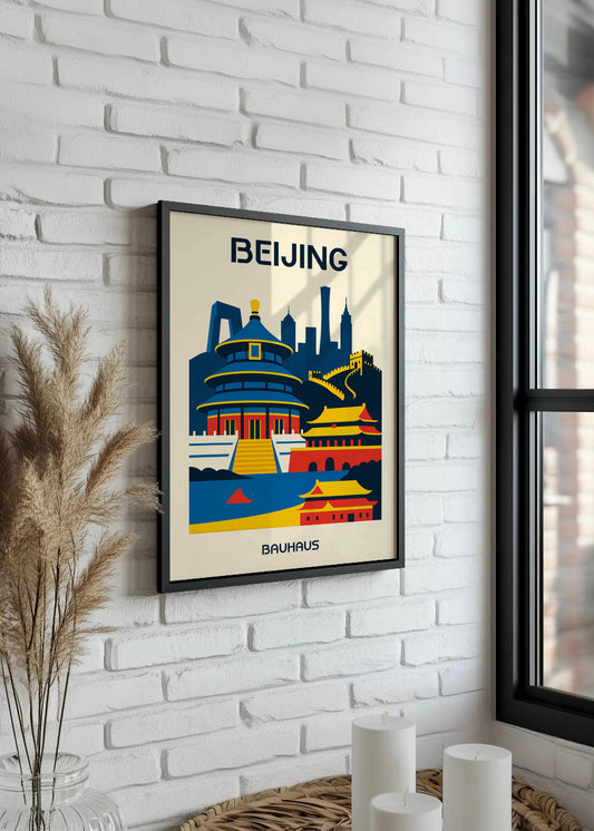 Cuadro Beijing Poster Bauhaus