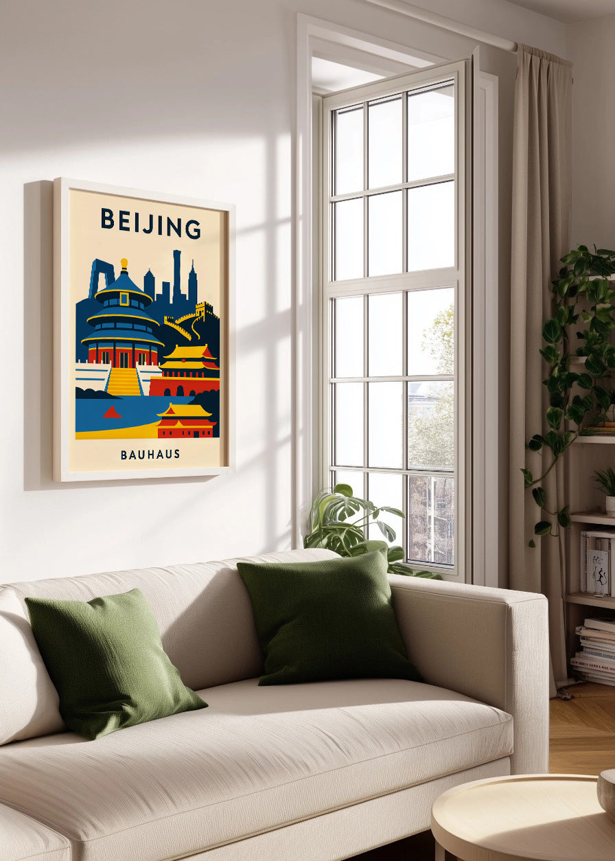 Cuadro Beijing Poster Bauhaus
