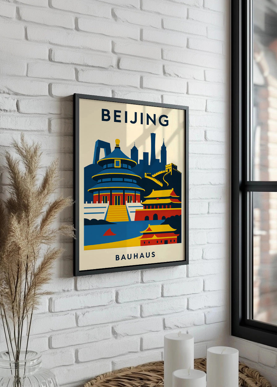 Cuadro Beijing Poster Bauhaus