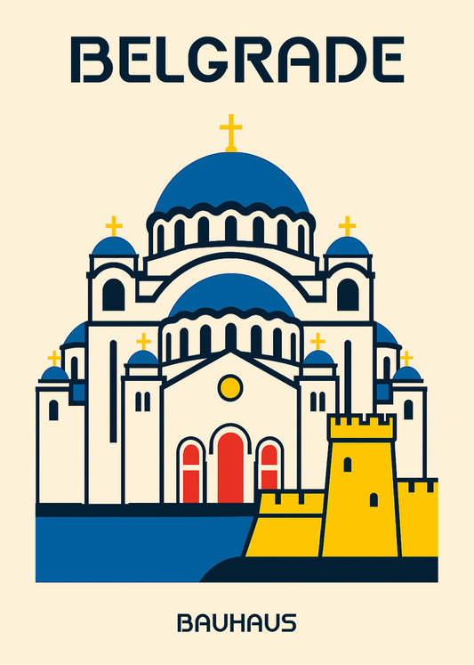 Cuadro Belgrade Poster Bauhaus