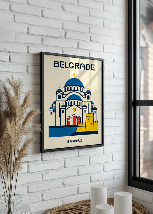Cuadro Belgrade Poster Bauhaus