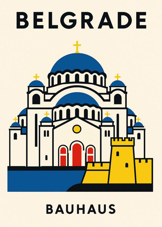 Cuadro Belgrade Poster Bauhaus