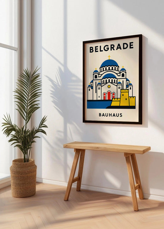 Cuadro Belgrade Poster Bauhaus