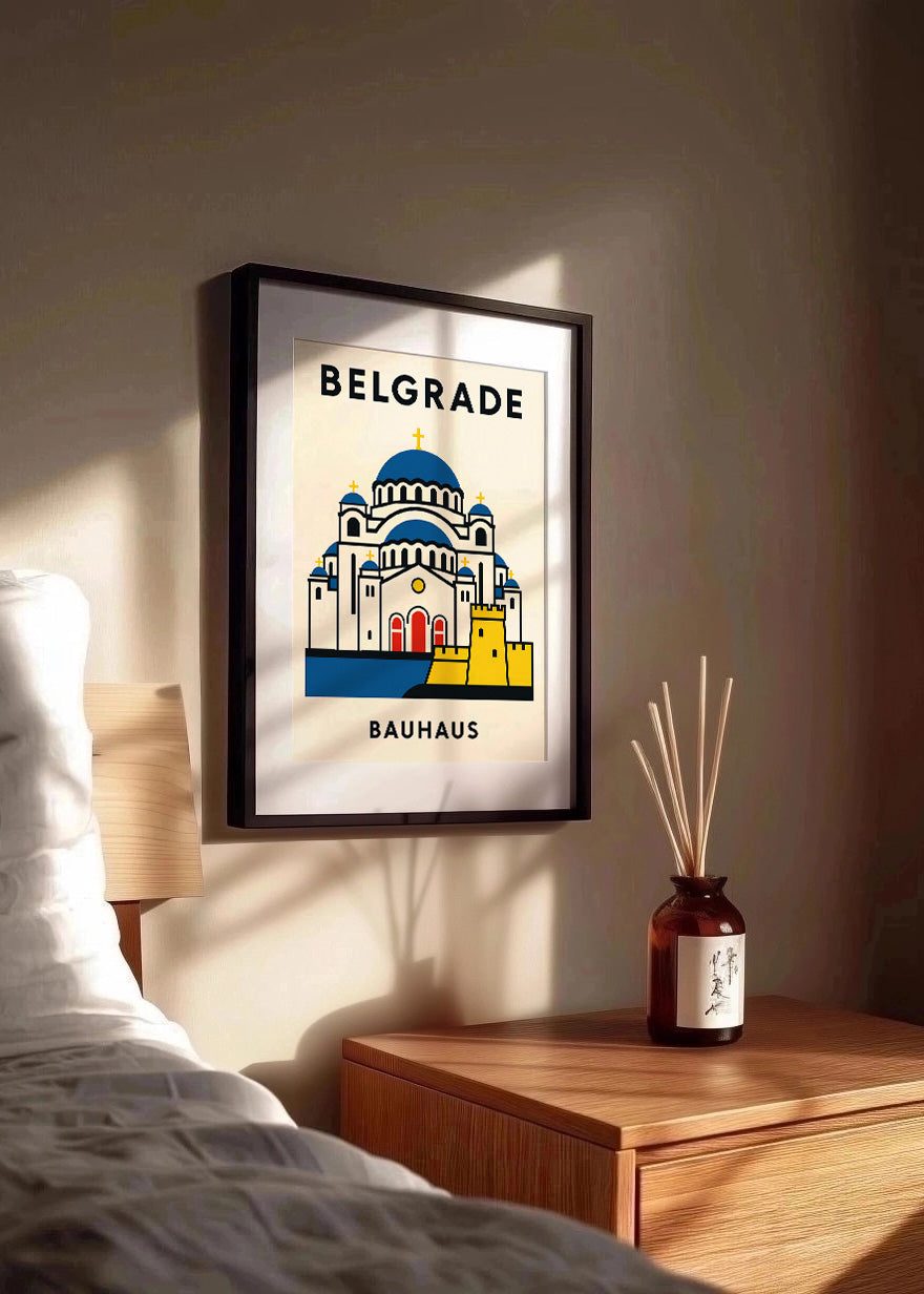 Cuadro Belgrade Poster Bauhaus