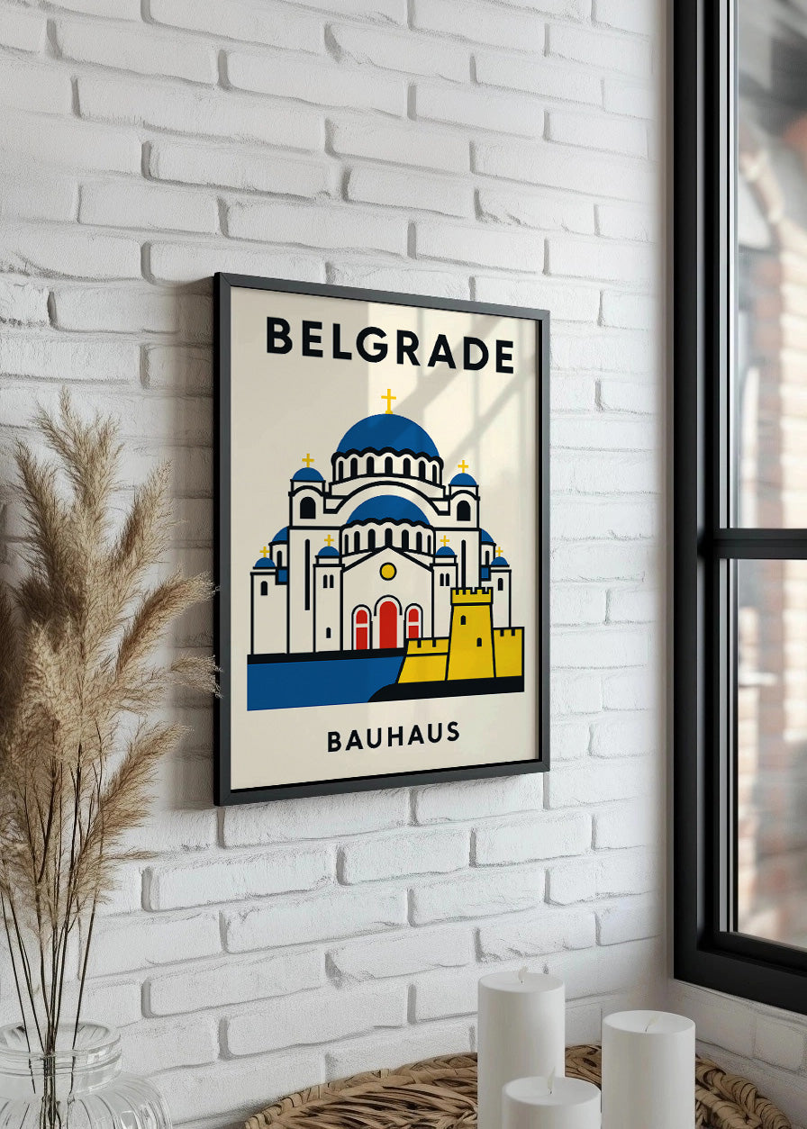 Cuadro Belgrade Poster Bauhaus