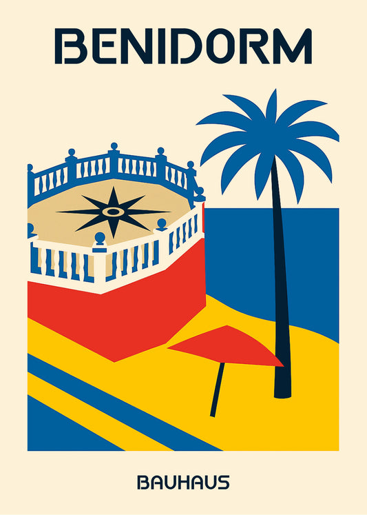 Cuadro Banidorm Poster Bauhaus