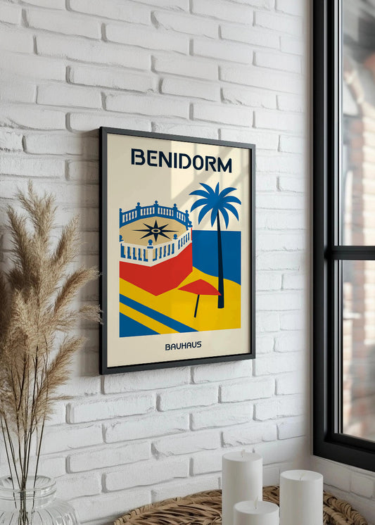 Cuadro Banidorm Poster Bauhaus