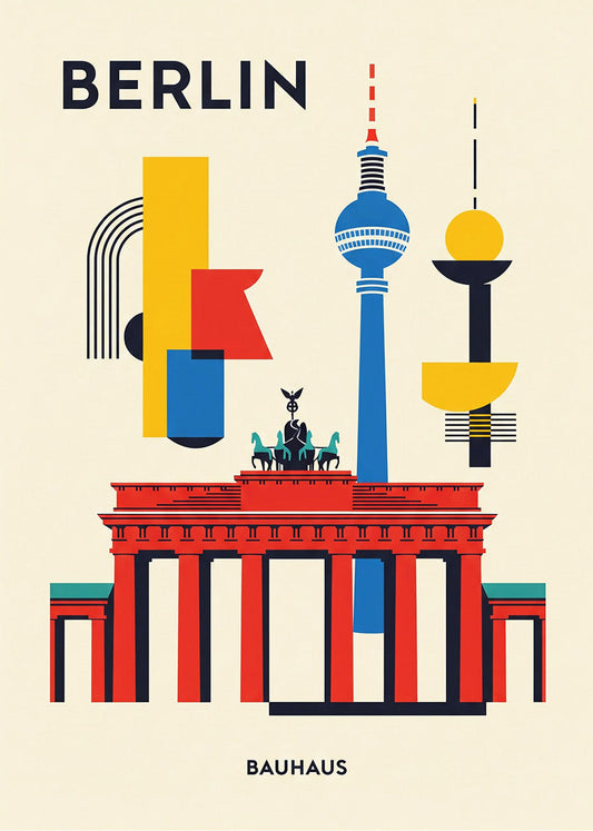 Cuadro Berlin Poster Bauhaus