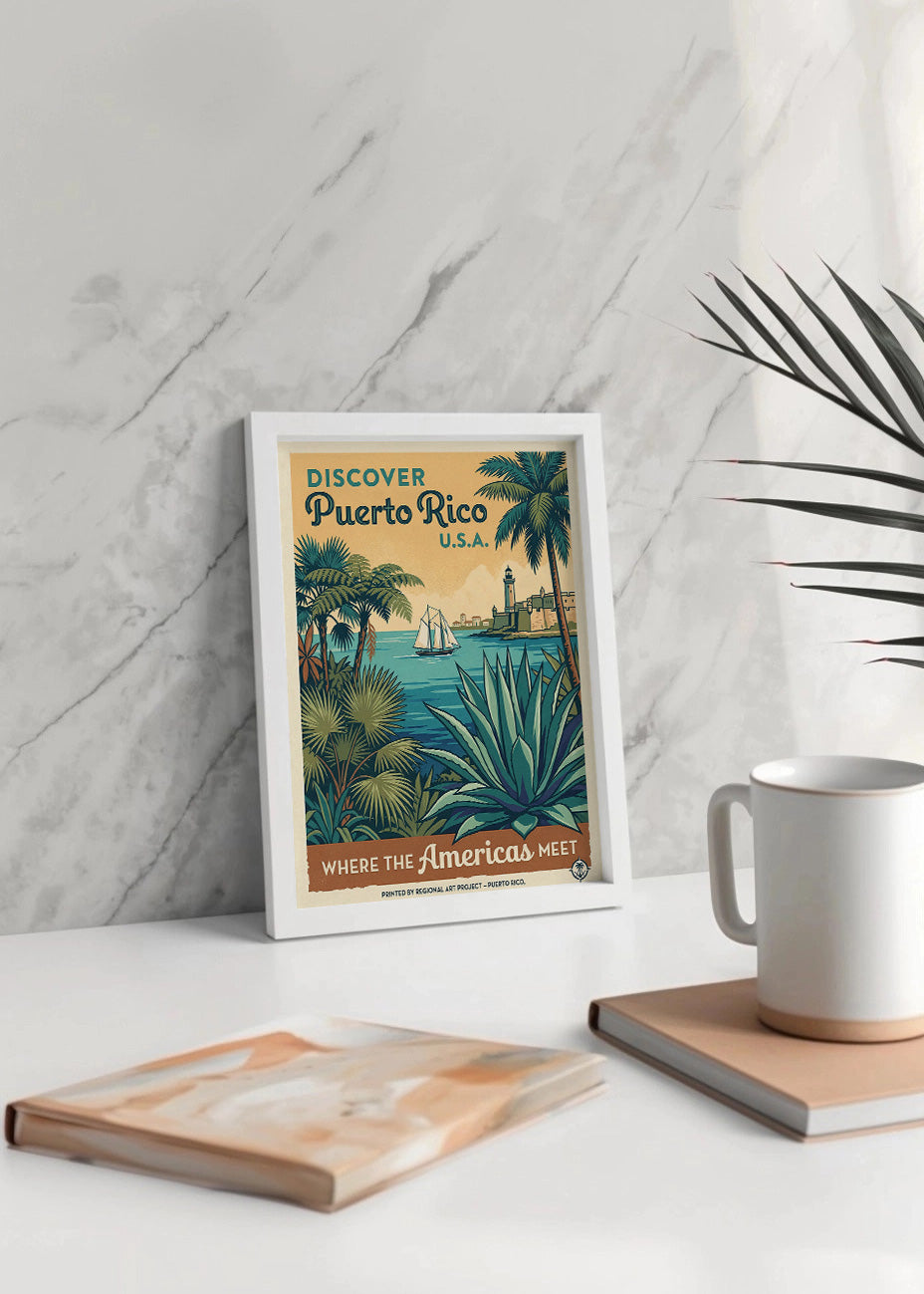 Cuadro Bienvenido a Puerto Rico