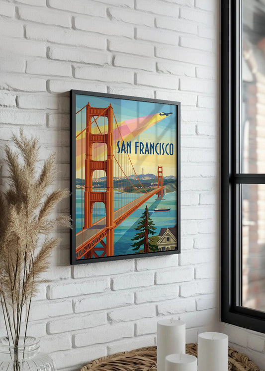 Cuadro Bienvenido a San Francisco