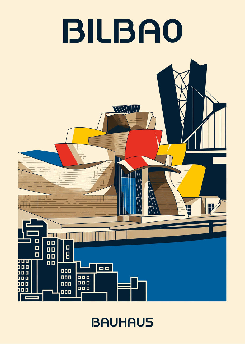 Cuadro Bilbao Poster Bauhaus