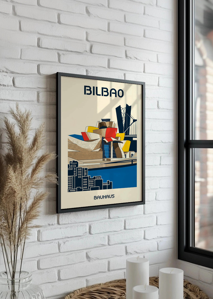 Cuadro Bilbao Poster Bauhaus