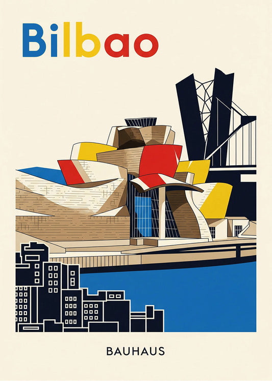 Cuadro Bilbao Poster Bauhaus