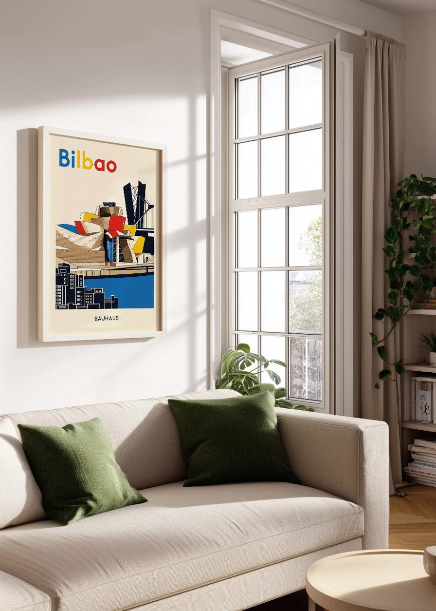 Cuadro Bilbao Poster Bauhaus
