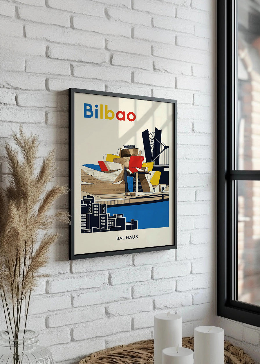 Cuadro Bilbao Poster Bauhaus