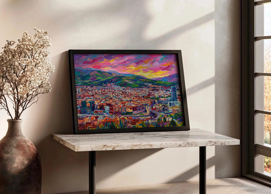 Cuadro Bilbao desde el Mirador de Artxanda - Fauvismo