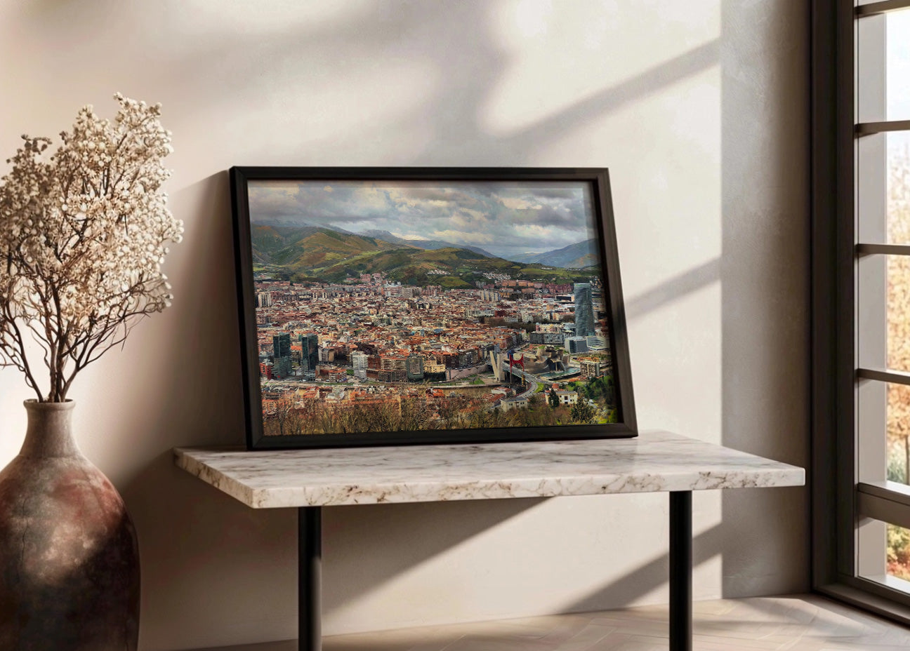 Cuadro Bilbao desde el Mirador de Artxanda - Impresionista