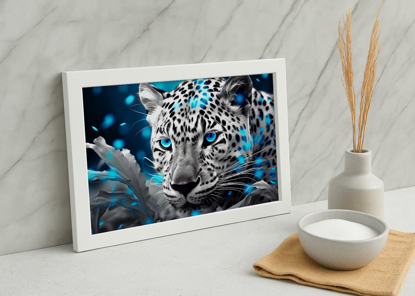 Cuadro ​Blue-Eyes White Tiger