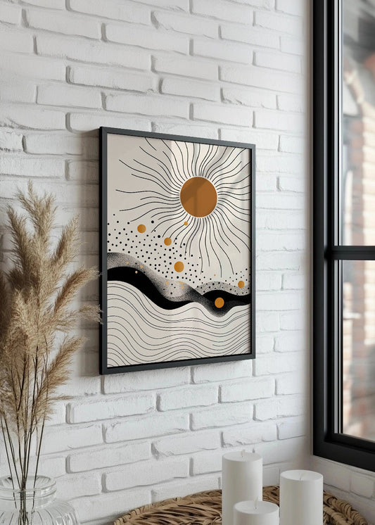 Cuadro Boho art soleado