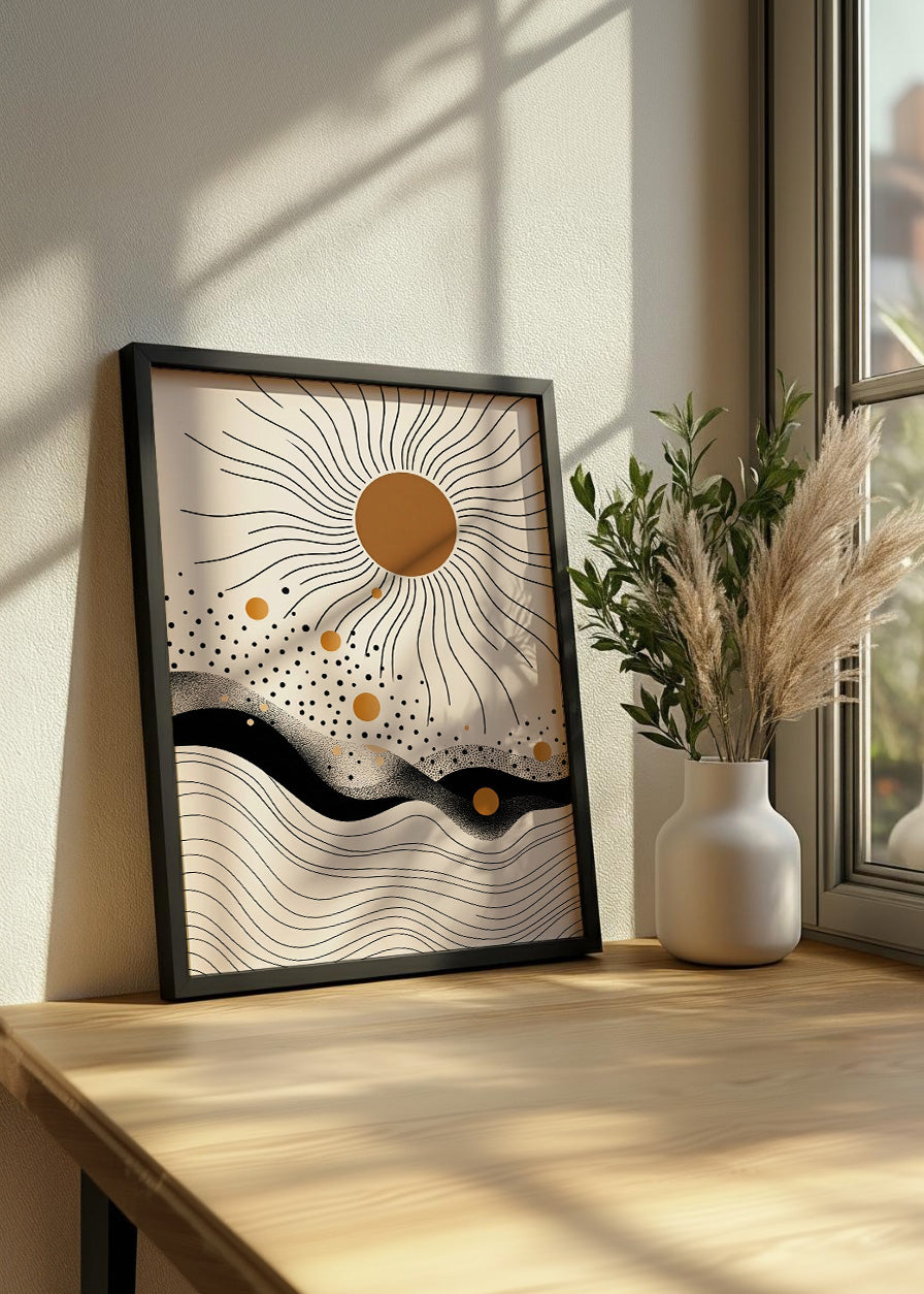 Cuadro Boho art soleado