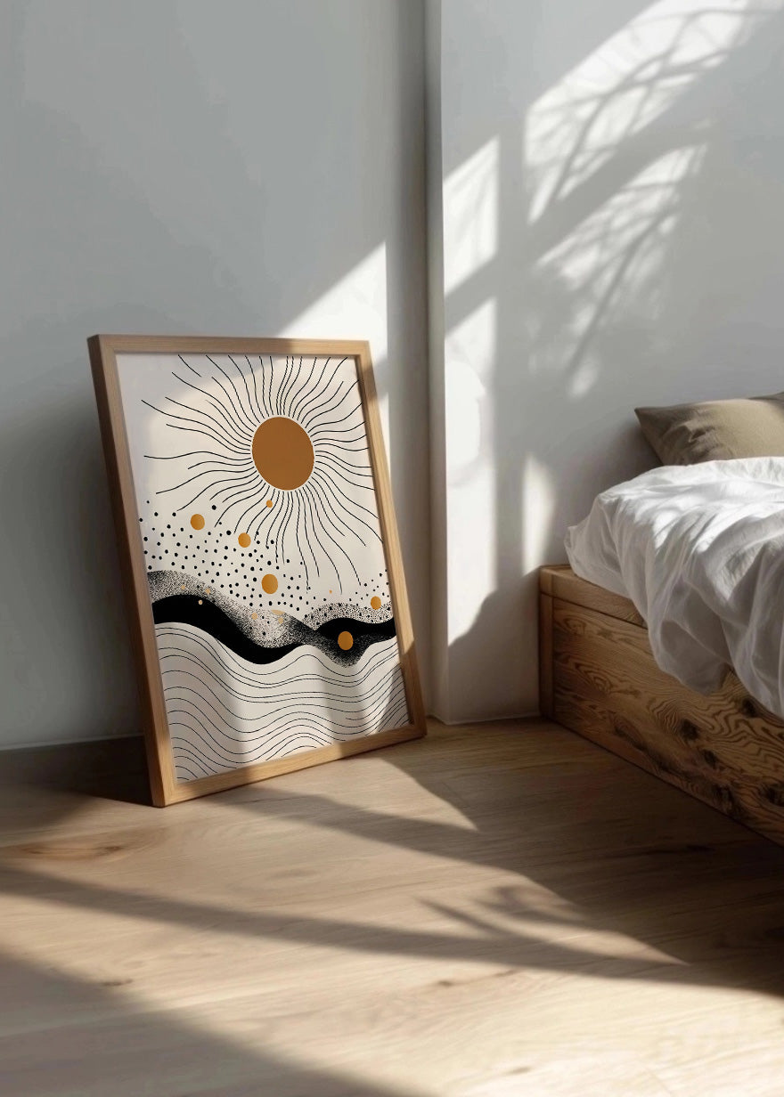 Cuadro Boho art soleado