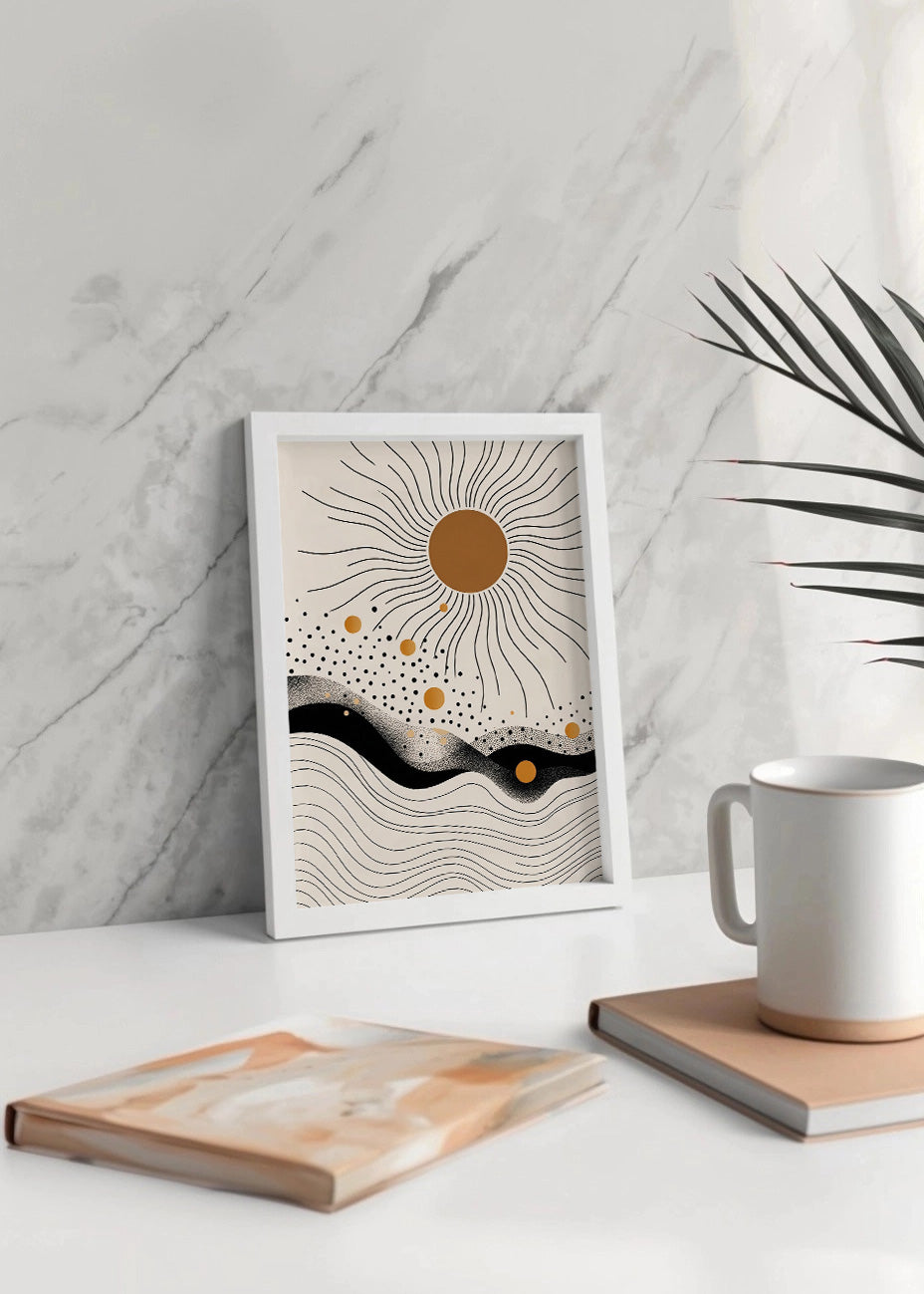 Cuadro Boho art soleado