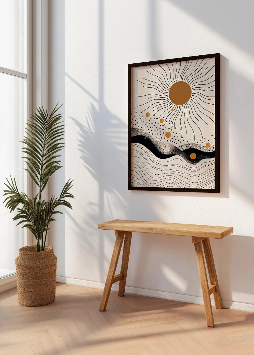 Cuadro Boho art soleado
