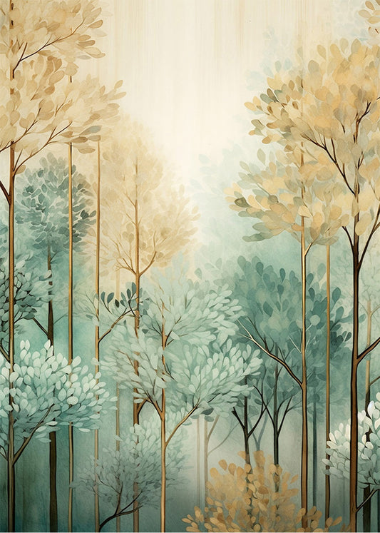 Cuadro ​Bosque perdido