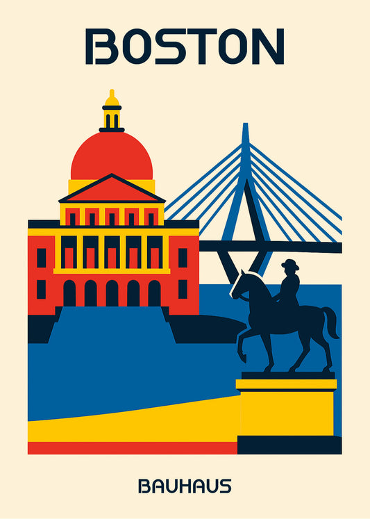 Cuadro Boston Poster Bauhaus