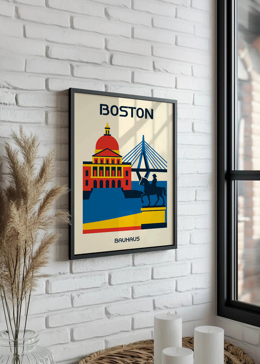 Cuadro Boston Poster Bauhaus
